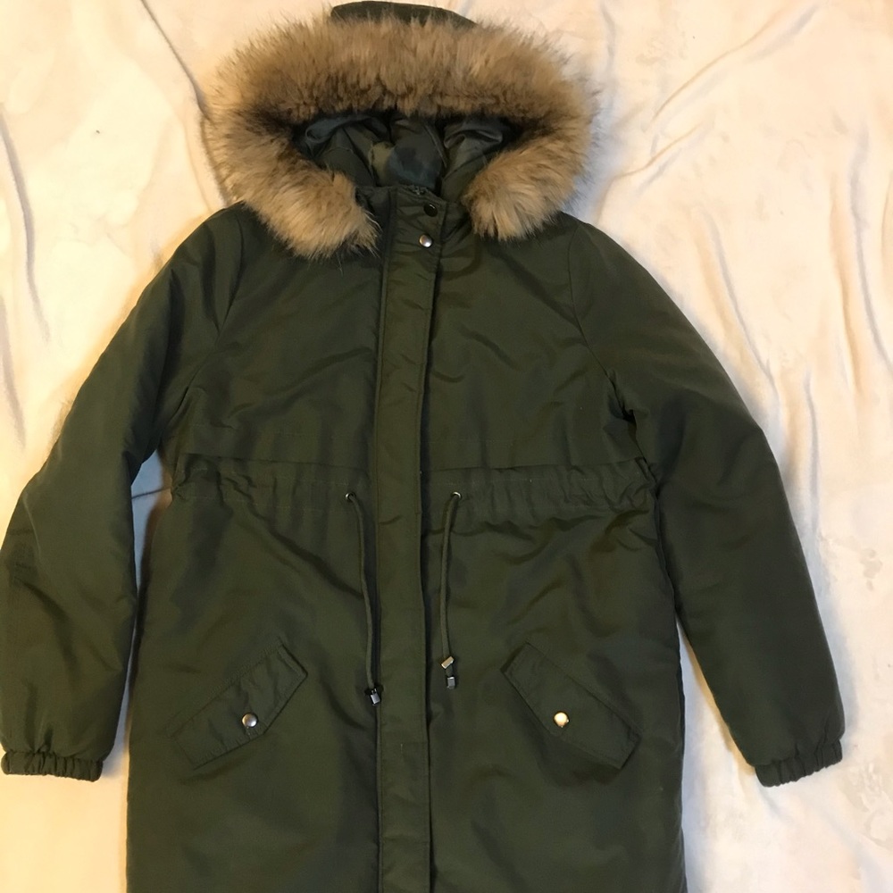 Never worn parka jacket